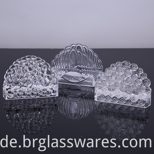 crystal glass napkin holder 4